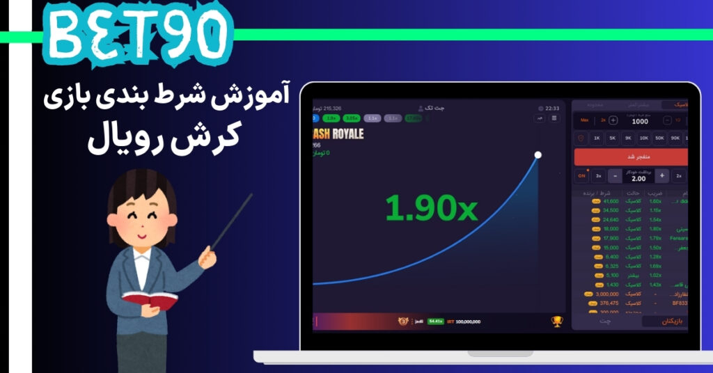 آموزش شرط بندی بازی کرش رویال