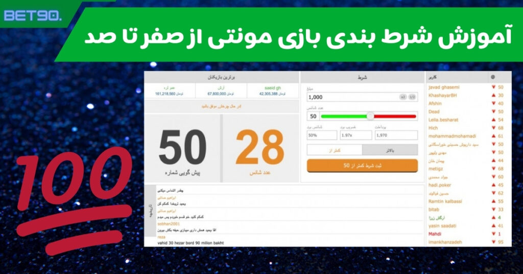 آموزش شرط بندی بازی مونتی از صفر تا صد