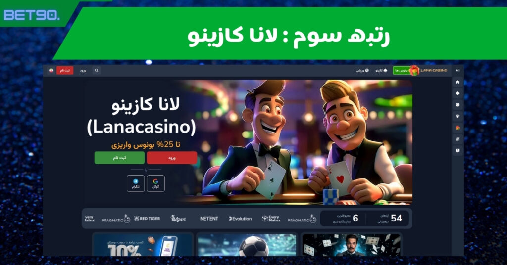 رتبه سوم : لانا کازینو