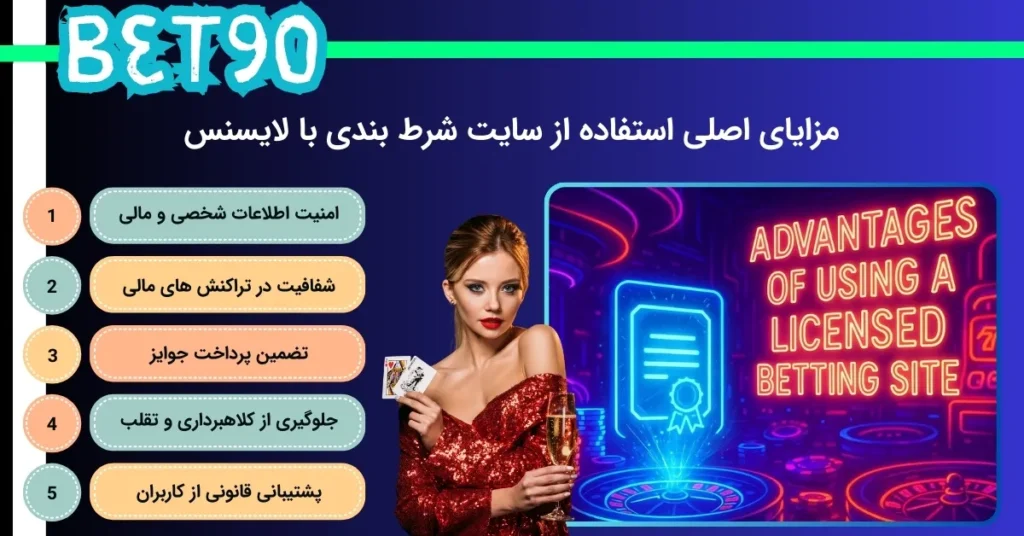 کاربردهای فعالیت در سایت شرط بندی با لایسنس